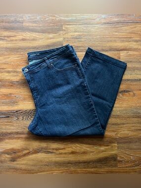 Style & Co. Plus Size Dark Wash Straight Leg Jeans - Size 20WP